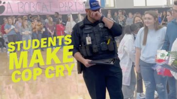 Students Stun Cop and it Brings him to Tears!