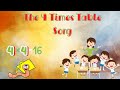 Conquering the 4 Times Table: A Musical Adventure with Silly School Songs