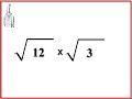 Finding the Square Root of 12 using the Radical Quiz Method