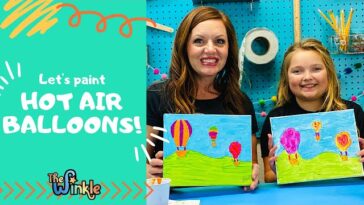 Hot Air Balloon Painting: A STEAM Adventure for Kids