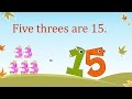 Learning the 3 Times Table: A Musical Adventure with Silly School Songs