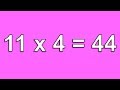 Mastering Multiplication: 11 Times Table with Silly School Songs