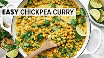 One-Pan Coconut Chickpea Curry: A Vegan Delight