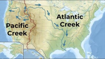 The Creek That Flows to Two Oceans: A Hydrological Marvel