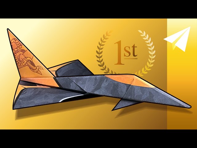 Anaconda Paper Airplane: How to Fold a Competition Winning Jet | SchoolTube