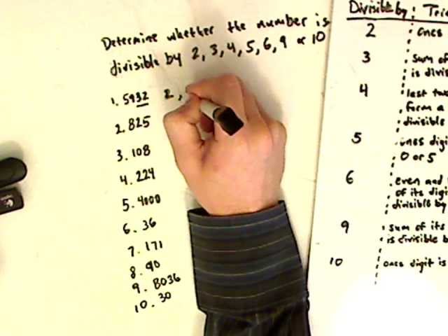 number divisible tricks