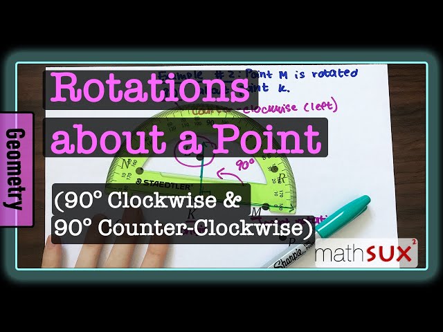 Geometry Rotations: 90, 180, 270 Degree Rules | SchoolTube