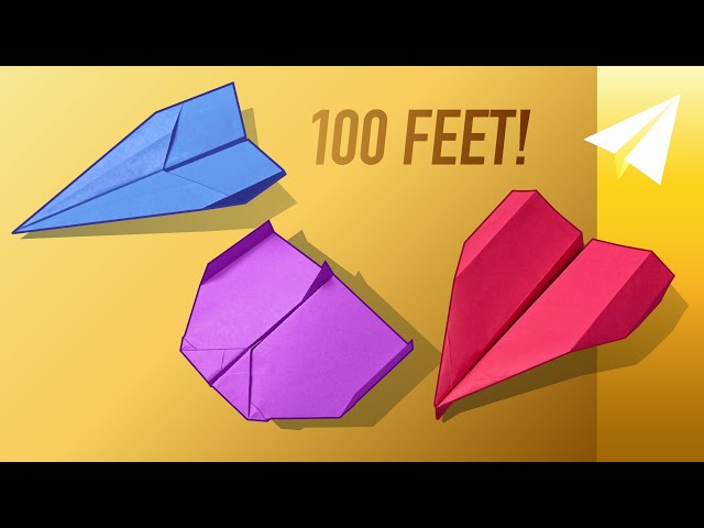 How to Fold Paper Airplanes: 3 Competition Winning Designs | SchoolTube