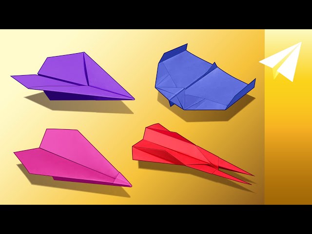 How to Make 4 Competition Winning Paper Airplanes | SchoolTube