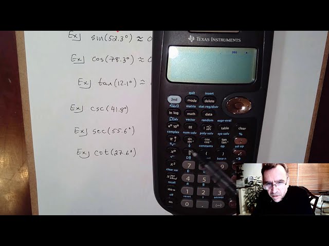 Trigonometric Ratios Using a Calculator | SchoolTube